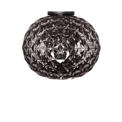 Kartell Lampe Murale Applique Ou Au Plafond Planet (Fumé - Technopolymère Thermoplastique Coloré Dans La Masse)
