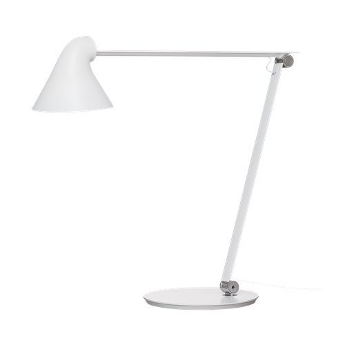 Louis Poulsen Lampe De Table Njp (Blanc 3000k - Acier Et Aluminium)