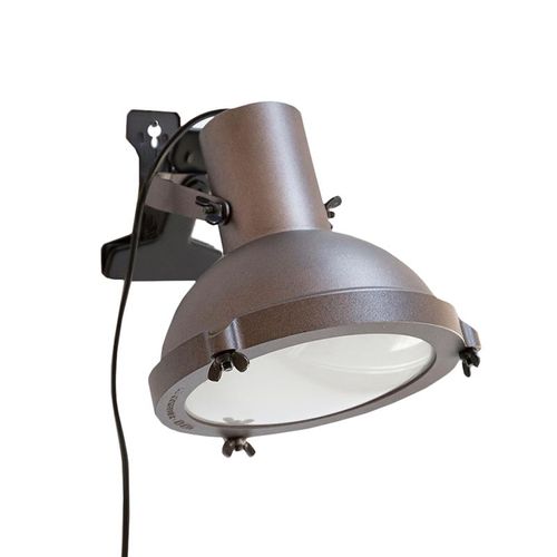Nemo Lampe Avec Une Pince Projecteur 165 (Moka - Aluminium Et Verre)