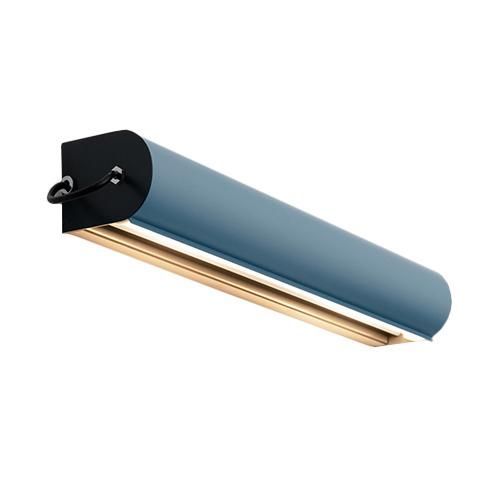 Nemo Lampe Murale Applique Applique Cylindrique Longue (Bleu Clair Et Gris Anthracite - Aluminium)