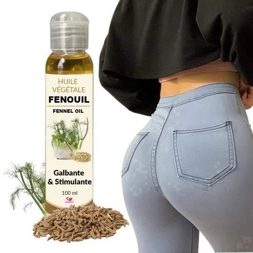Huile De Fenouil - I Love My Popotin - 100 Ml - Naturelle - Volume Fessier - Anti-Cellulite 