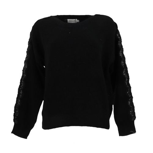 Pull Fin Molly Bracken Knitted Sweater Black Ladies Noir