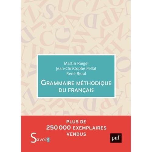 Grammaire Méthodique Du Français