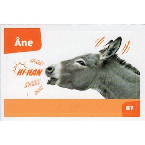 Autocollant Sticker Image Spa, Nos Amies Les Bêtes : 87 - Ferme Ane / Cora Match 2024