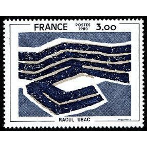 France 1980, Très Beau Timbre Neuf** Luxe Yvert 2075, Oeuvre Originale De Raoul Ubac.