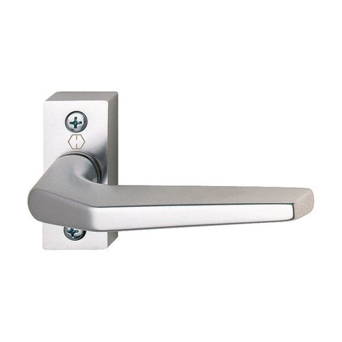 Ensemble sur rosaces aluminium Hoppe Frankfurt pour menuiserie métallique