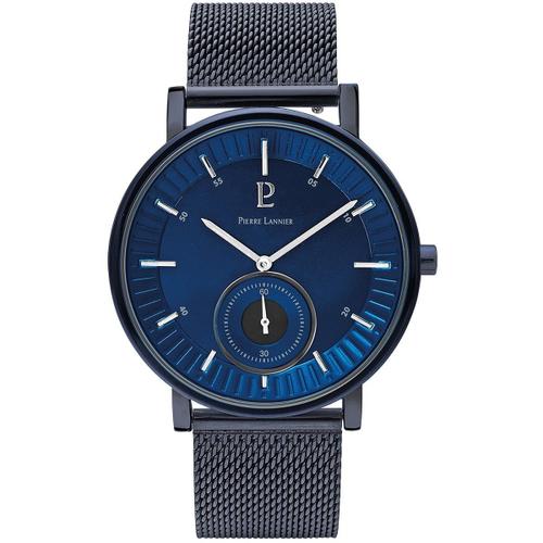 Montre Homme Pierre Lannier En Acier Bleu