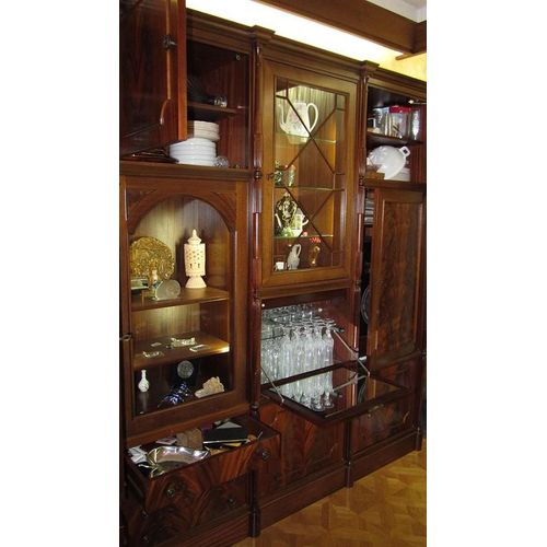 Living - Vitrine - Verrier - Argentier- Bar - 5 Elments 3,38x2,10 M 0,46 M Novastyl - Désign Made In France -