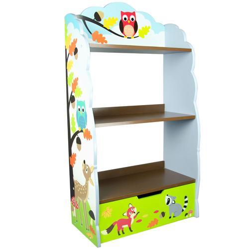 Bibliothèque En Bois Bleu Enfant Fille Garçon Fantasy Fields Td-11704a