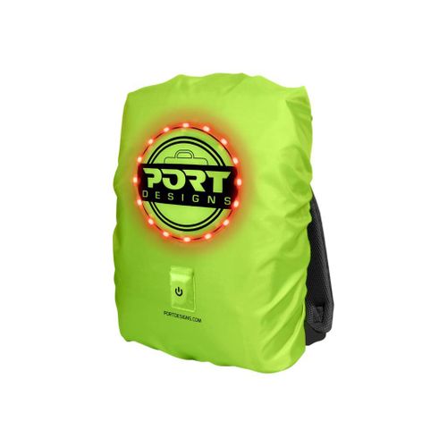 PORT Be VISIBL - Protection pluie de sac à dos pour ordinateur portable - jaune