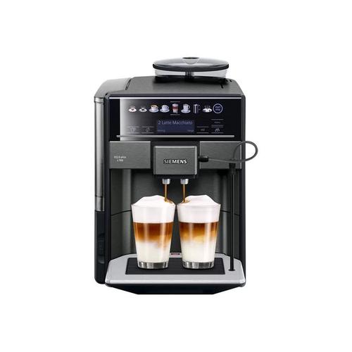 Siemens EQ.6 plus s700 TE657319RW - Machine à café automatique avec buse vapeur "Cappuccino" - 19 bar - Inox foncé