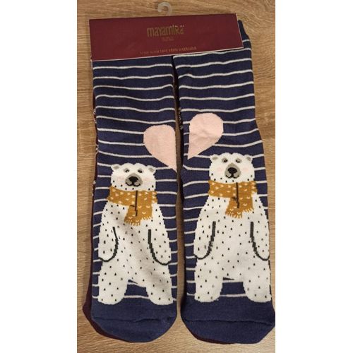 Deux Paires De Chaussettes De Noël Fantaisie