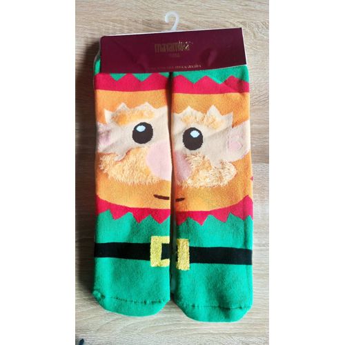 Deux Paires De Chaussettes De Noël Fantaisie