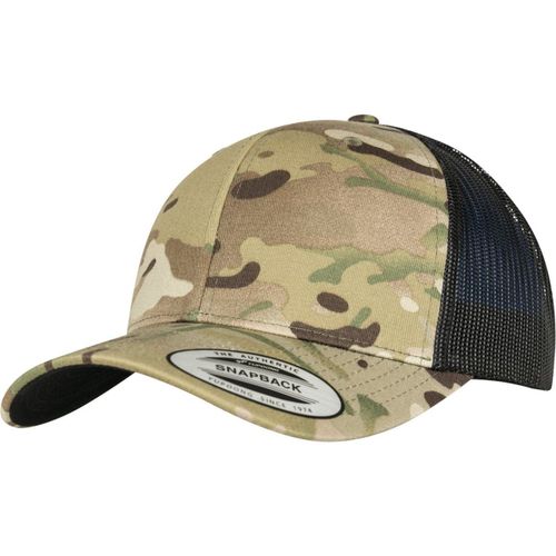 Flexfit Retro Trucker Snapback Cap - Multicam Arid Brun