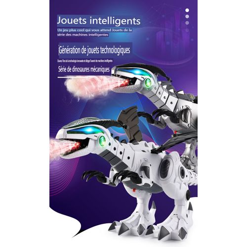 Grand Spray De Simulation De Dinosaures Jurassic Intelligent Spray Tyrannosaurus Rex Électrique Jouets Dinosaures Pour Enfants Télécommande Modèles D'animaux À Main