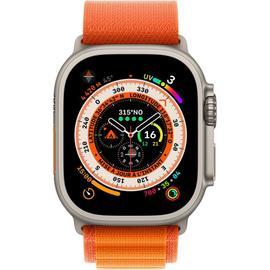 Apple Watch Ultra 2 Boîtier en titane, Bracelet Océan orange