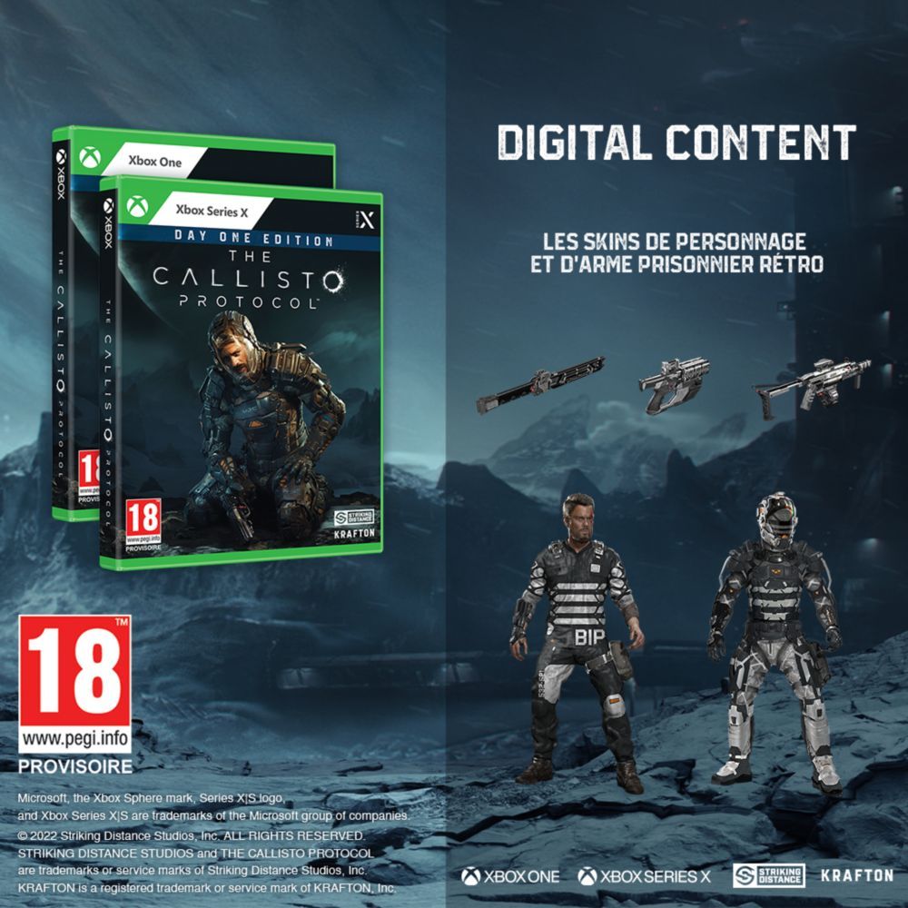 The Callisto Protocol Day One Edition Xbox Serie S/X