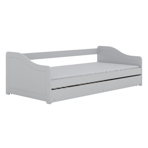 Lit Gigogne 90x200 Blanc