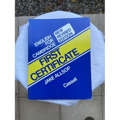 Livre English For Cambridge First Certificate