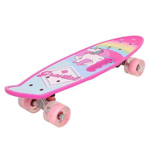 Skateboard Pour Débutants Ou Professionnels, Skateboard À Roues Lumineuses Pour Enfants Et Adolescents, 61*18*12cm