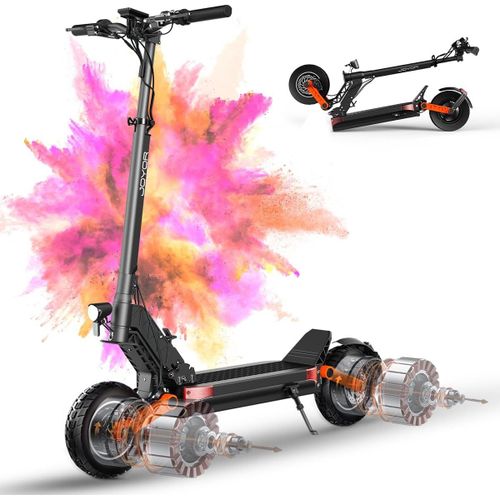 Joyor - Trotinette Electrique Adulte S10s, Double Moteurs 1000w Avant & Arrière, Trottinette Électrique 60v 18ah Autonomie 50-85km Scooter Electrique, Suspension Totale