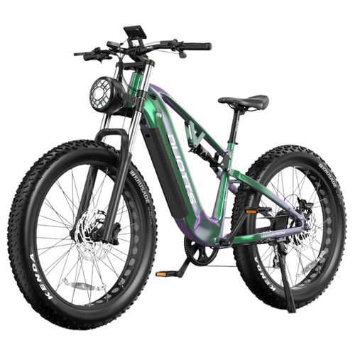 Vélo Électrique Duotts E26, Moteur Bafang 750 W, Capteur De Couple, Batterie Samsung 48 V 20 Ah, Pneus 26 X 4,0 Pouces, Vitesse Maximale 55 Km/H, Vitesse Maximale 120 Km - Vert Violet