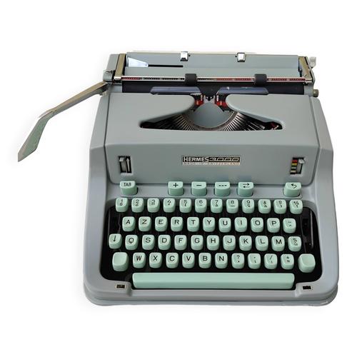 Machine Crire Hermes 3000 Rvis Fonctionne Vintage 1960 Vert