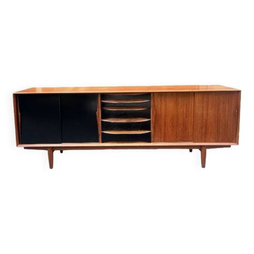 Enfilade Scandinave En Teck Par Arne Vodder Pour Sabast Design 1959 Bois