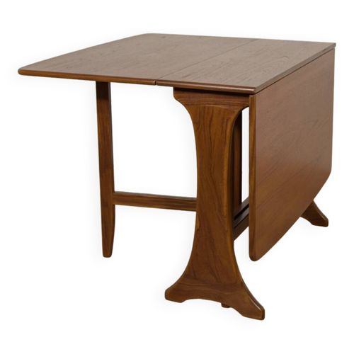 Table  Manger Extensible En Teck Du Milieu Du Sicle De Gplan Annes 1960 Marron