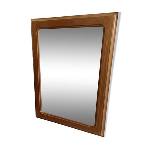 Miroir scandinave en bois massif 70apos bois