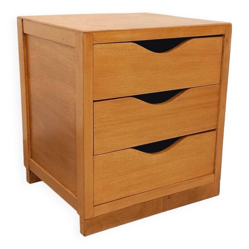 Chevet Caisson Ou Module De Rangement Vintage En Bois Massif Des Annes 60 Bois