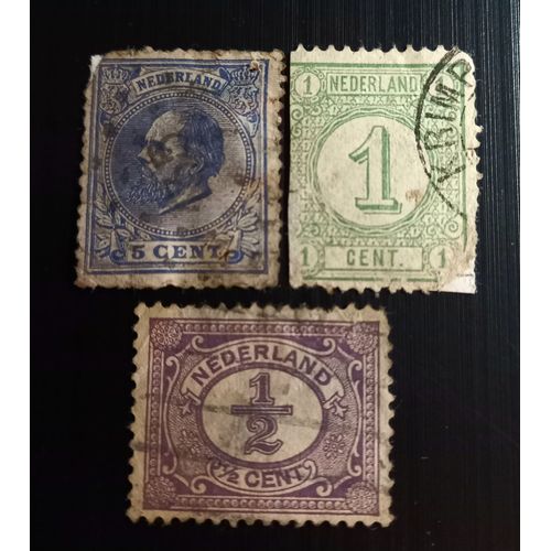 Timbres Pays Bas 1867 King William Iii Of The Netherlands & 1876 1899 New Daily Stamps