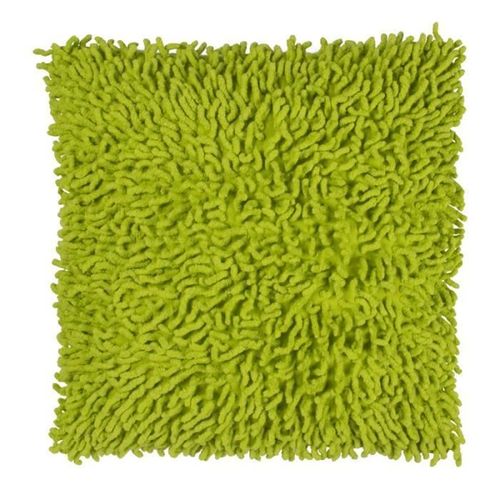 Shaggy Disco - Coussin 100% Coton Look Des Années Seventies Pop Et Coloré 40 X 40 Cm Vert