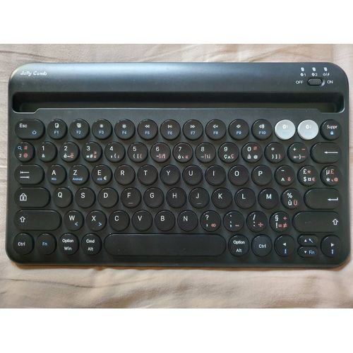 Clavier 2x bluetooth AZERTY Jelly Comb B046