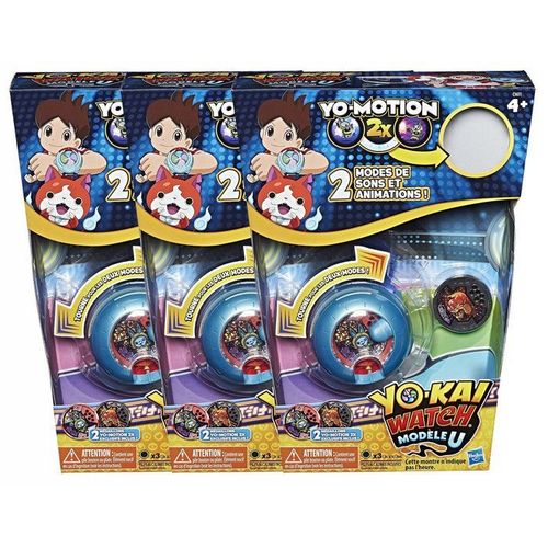 Pack De 3 Montres À Double Projection Yo-Kai Watch Modèle U (Saison 3)