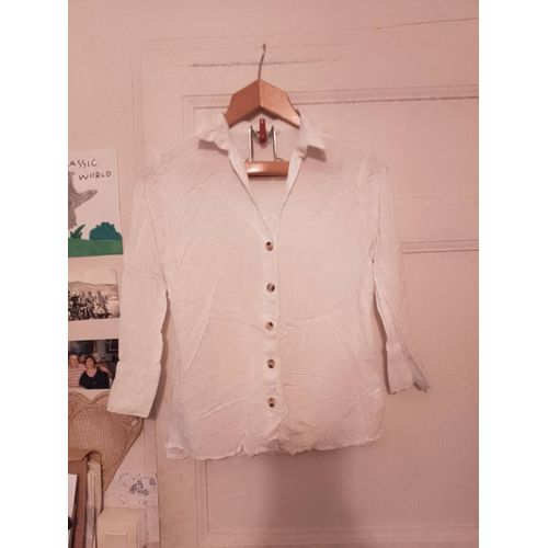Chemise Blanche 36 S Stradivarius.