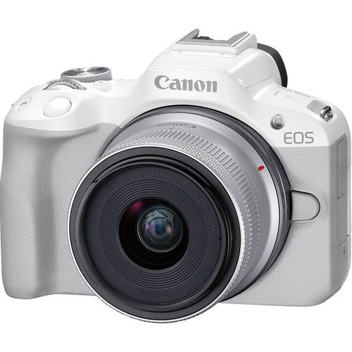 Canon EOS R50 24.2 mpix + Objectif 18-45 mm (blanc)