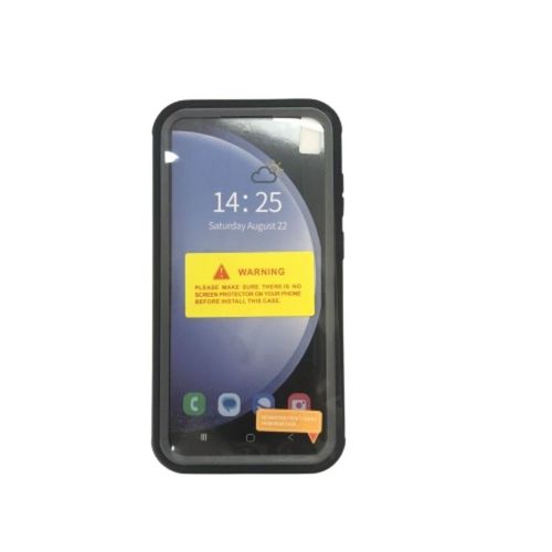 Coque Mobile Magnétique Samsung A55 Noir + Gris
