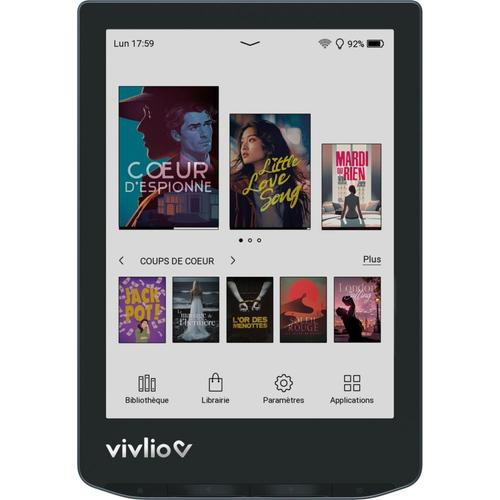 Liseuse eBook VIVLIO LIGHT HD COLOR Bleu acier