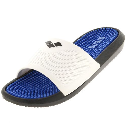 Claquettes Mules Arena Marco Box Xhite Cyan Blk Bleu Moyen 72498