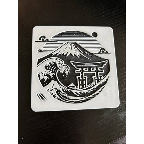 Sous-Verre ou Figurine Décorative Mont Fuji Mt. Fuji Japan Coaster or Decorative FigurineJapon