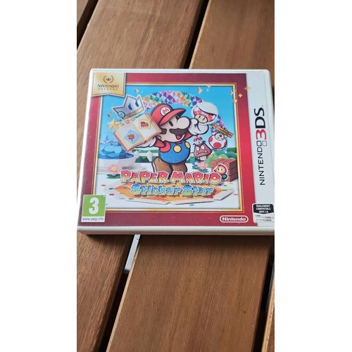 Jeu Nintendo. 3 Ds. Paper Mario Sticker Star (Sans Notice)