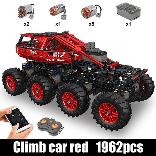 Bloc De Construction De Camion D'escalade Mouldking À Télécommande Électrique Technique, Jouets En Briques - 1962 Pcs