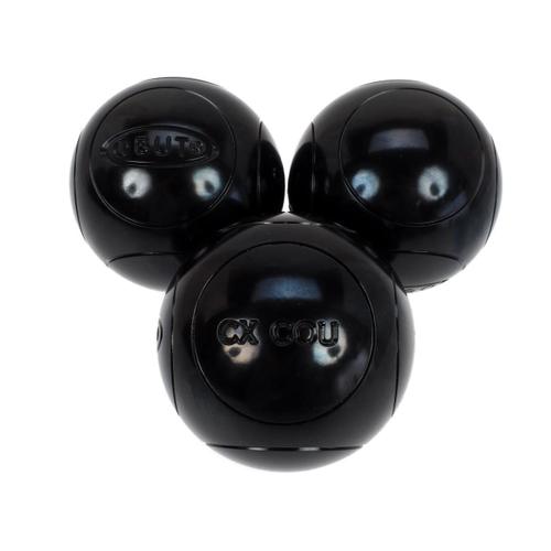 Boules De Pétanque Obut Boules De Pétanque Obut Cx.Cou Noire 75mm 1 Strie Noir 720g