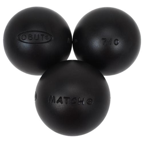 Boules De Pétanque Obut Boules De Pétanque Obut Match Plus 72mm Noir 730g