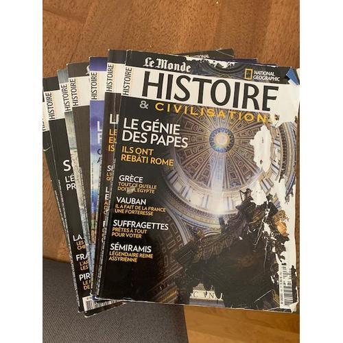 Lot De Magazines Histoire Et Civilisations Le Monde