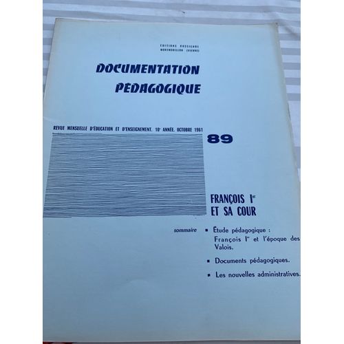 Documentation Pédagogique, « François Ier Et Sa Cour. »