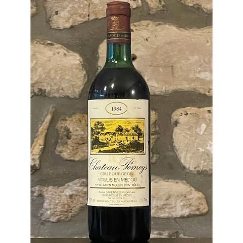 Vin Rouge, Moulis, Château Pomeys 1984