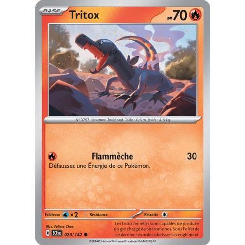 Carte Pokémon - Tritox - 023/142 - Couronne Stellaire