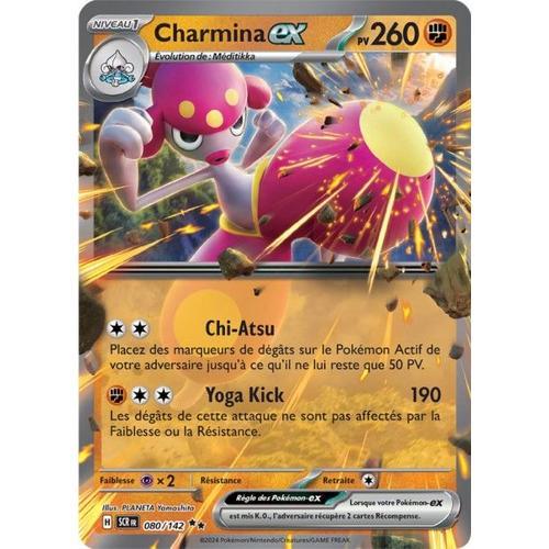 Carte Pokémon - Charmina Ex - 080/142 - Ultra-Rare - Ev7 Couronne Stellaire